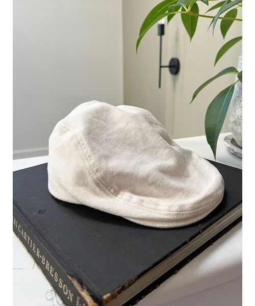 Ungrid（アングリッド）の「リネン混ハンチング（ハンチング/ベレー帽・レディース・オフホワイト/ブラック・FREE）」の15枚目の写真