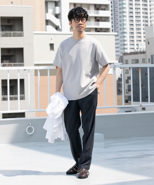 OURHOME オリジナルロゴTシャツ　チャコールグレー OURHOME オリジナルロゴTシャツ チャコールグレー ＆ロゴ