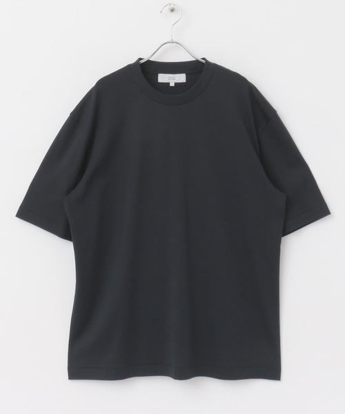 URBAN RESEARCH ROSSO MEN(アーバンリサーチロッソメン)の「『XLサイズあり』『UR TECH』防汚加工 リラックスクルーネックTシャツ(Tシャツ/カットソー・メンズ・ホワイト/ブラック/ネイビー/ライトグレー・MEDIUM/LARGE/X-LARGE/SMALL)」の11枚目の写真