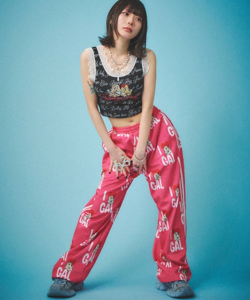 GALFY パンツ 「GALFY」I LOVE GALジャージパンツ レディース