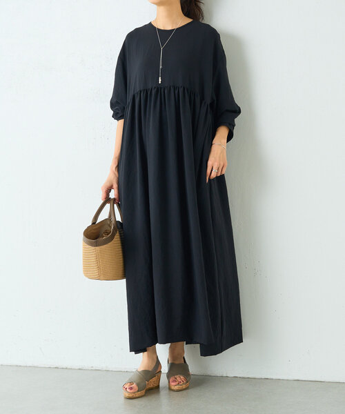 ★値下げ【未使用】BEARDSLEYドットギャザーワンピース（サイズ1） BEARDSLEY（ビアズリー）の「《3サイズ展開》ドットギャザー