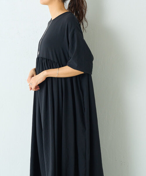 美品 BEARDSLEYビアズリー ドットギャザーワンピース サイズ1