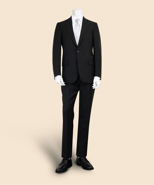 BROOKS BROTHERS(ブルックスブラザーズ)の「ウール フォーマル 2釦スーツ Classic(セットアップ・メンズ・ブラック・44REG/36SHT/37SHT/38SHT/39SHT/40SHT/42SHT)」の5枚目の写真