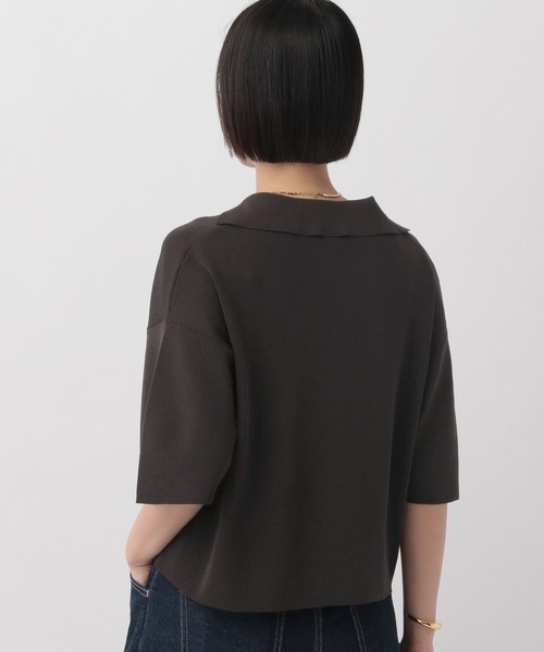 A part by（アパートバイ）の「【UVカット・接触冷感 WEB限定】カイキンショートニットカーディガン（カーディガン/ボレロ・レディース・ライトグリーン/アイボリー/チャコールグレー/ライトブラウン・FREE）」の17枚目の写真