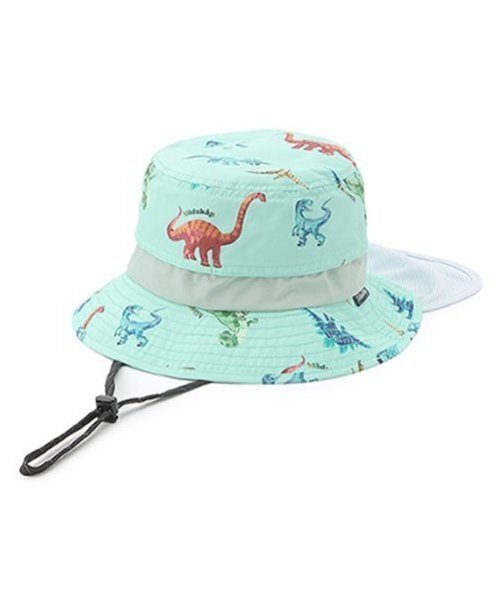 kladskap（クレードスコープ）の「総柄アウトドアハット（キャップ・キッズ・エメラルド/ベージュ・L(54-56cm)/51-53cm/S(48-50cm)）」の11枚目の写真