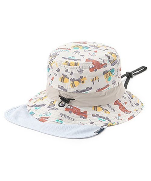 kladskap（クレードスコープ）の「総柄アウトドアハット（キャップ・キッズ・エメラルド/ベージュ・L(54-56cm)/51-53cm/S(48-50cm)）」の12枚目の写真