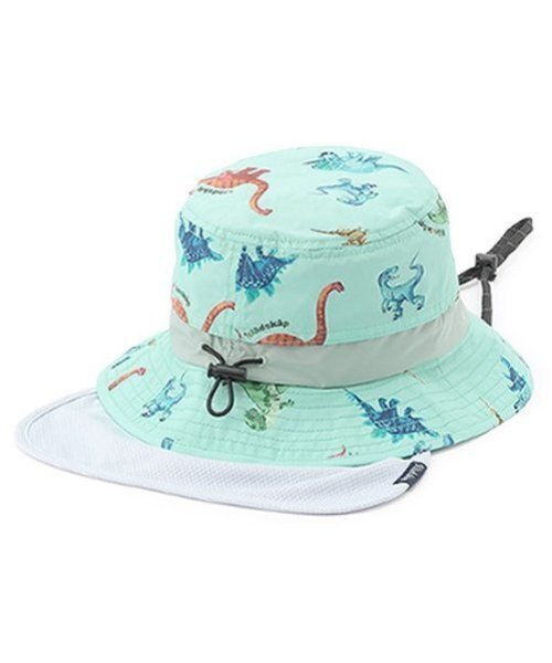 kladskap（クレードスコープ）の「総柄アウトドアハット（キャップ・キッズ・エメラルド/ベージュ・L(54-56cm)/51-53cm/S(48-50cm)）」の13枚目の写真