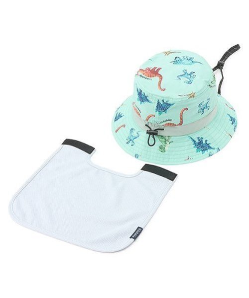 kladskap（クレードスコープ）の「総柄アウトドアハット（キャップ・キッズ・エメラルド/ベージュ・L(54-56cm)/51-53cm/S(48-50cm)）」の14枚目の写真