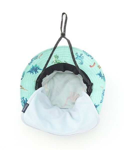 kladskap（クレードスコープ）の「総柄アウトドアハット（キャップ・キッズ・エメラルド/ベージュ・L(54-56cm)/51-53cm/S(48-50cm)）」の4枚目の写真