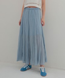 fit & flare panel long skirt(フィット＆フレアパネルロングスカート 