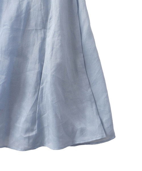 DRESSLAVE(ドレスレイブ)の「sheer linen winkle skirt(シアーリネンウィンクルスカート)(スカート・レディース・ベージュ/ブルー・38)」の15枚目の写真