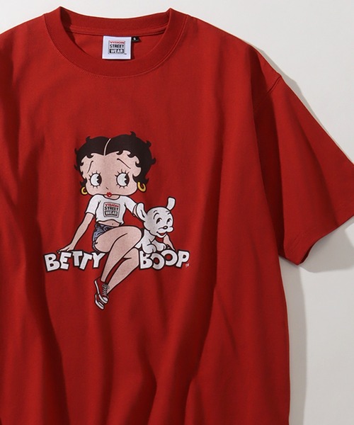 VISION STREET WEAR(ヴィジョンストリートウェア)の「【VISION STREET WEAR/ヴィジョンストリートウェア】×【BETTY BOOP/べティブ-プ】グラフィックプリント 半袖Tシャツ(Tシャツ/カットソー・メンズ・チャコール/ブラック系1/ホワイト系2/レッド系1/ホワイト系1/ホワイト系3・S/LL/L/M)」の6枚目の写真