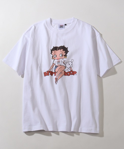 VISION STREET WEAR(ヴィジョンストリートウェア)の「【VISION STREET WEAR/ヴィジョンストリートウェア】×【BETTY BOOP/べティブ-プ】グラフィックプリント 半袖Tシャツ(Tシャツ/カットソー・メンズ・チャコール/ブラック系1/ホワイト系2/レッド系1/ホワイト系1/ホワイト系3・S/LL/L/M)」の7枚目の写真