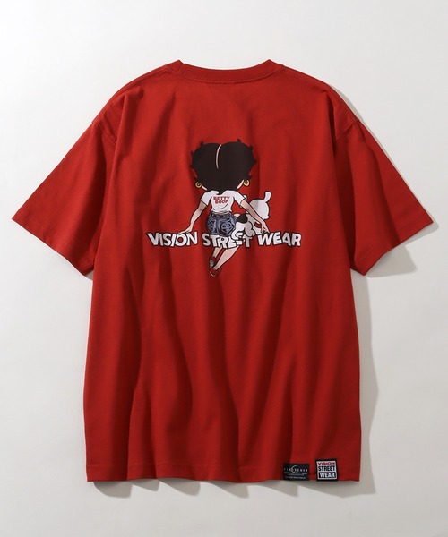 VISION STREET WEAR(ヴィジョンストリートウェア)の「【VISION STREET WEAR/ヴィジョンストリートウェア】×【BETTY BOOP/べティブ-プ】グラフィックプリント 半袖Tシャツ(Tシャツ/カットソー・メンズ・チャコール/ブラック系1/ホワイト系2/レッド系1/ホワイト系1/ホワイト系3・S/LL/L/M)」の12枚目の写真