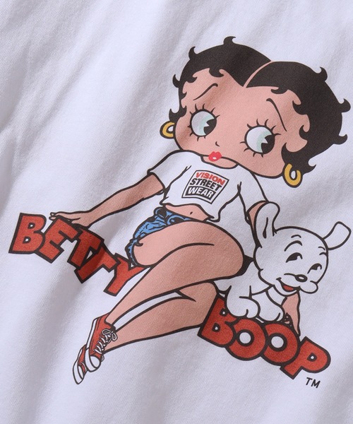 VISION STREET WEAR(ヴィジョンストリートウェア)の「【VISION STREET WEAR/ヴィジョンストリートウェア】×【BETTY BOOP/べティブ-プ】グラフィックプリント 半袖Tシャツ(Tシャツ/カットソー・メンズ・チャコール/ブラック系1/ホワイト系2/レッド系1/ホワイト系1/ホワイト系3・S/LL/L/M)」の18枚目の写真