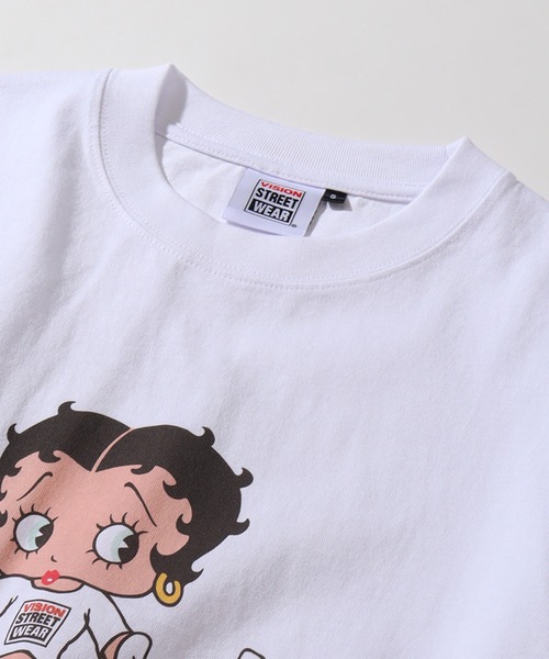 VISION STREET WEAR(ヴィジョンストリートウェア)の「【VISION STREET WEAR/ヴィジョンストリートウェア】×【BETTY BOOP/べティブ-プ】グラフィックプリント 半袖Tシャツ(Tシャツ/カットソー・メンズ・チャコール/ブラック系1/ホワイト系2/レッド系1/ホワイト系1/ホワイト系3・S/LL/L/M)」の17枚目の写真