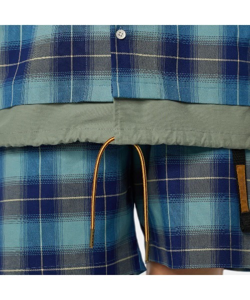 Timberland（ティンバーランド）の「Timberland TOKYO DESIGN COLLECTIVE SS Plaid Shirts（ティンバーランド TDC 半袖 プレイド シャツ）（Tシャツ/カットソー・メンズ・ダークブルー/ブルー系・MEDIUM/LARGE/X-LARGE/SMALL）」の8枚目の写真