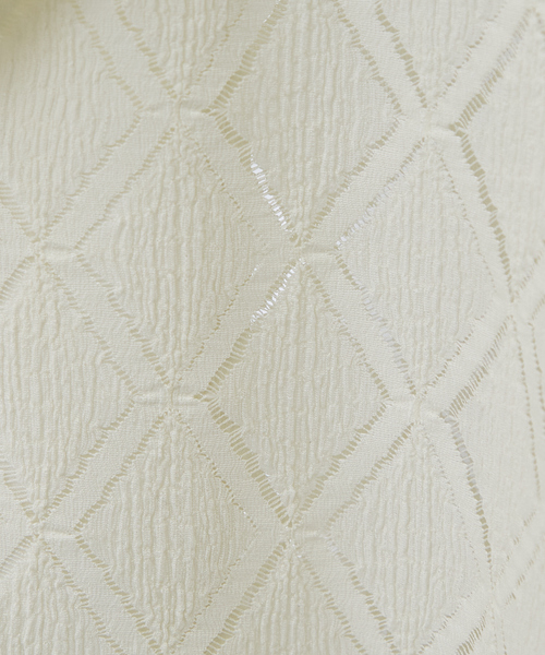 AH ABAHOUSE(エーエイチアバハウス)の「【AH ABAHOUSE】ダイヤ柄 シアーストレッチ 長袖シャツ(シャツ/ブラウス・メンズ・ブラック/ダークグリーン/オフホワイト・46/48)」の11枚目の写真