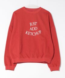 Catchup（ケチャップ）の「【Catchup】Catchup プリントスウェットトップス（大人サイズ）（Tシャツ/カットソー）」