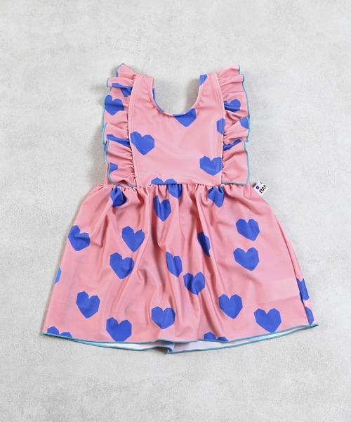 MARKEY'S(マーキーズ)の「【UVカット/水着】フリルワンピース(水着・キッズ・レッド/マルチ/ピンク・140/120/110/100/90/130)」の4枚目の写真