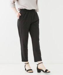 SHOO・LA・RUE | 【洗える/S-LL】さらっとしたタッチが癖になる ストレッチテーパードパンツ(その他パンツ)
