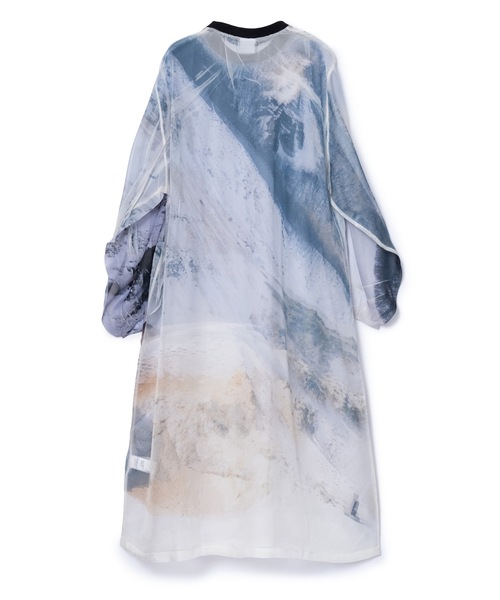 NON TOKYO（ノントーキョー）の「DIRECT PRINT SHEER ONE-PIECE（ワンピース・レディース・イエロー系/ホワイト系・FREE）」の8枚目の写真