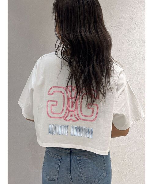 GYDA（ジェイダ）の「Symmetry GYDA NEON ショートTシャツ（Tシャツ/カットソー・レディース・ブラック/オフホワイト・FREE）」の14枚目の写真