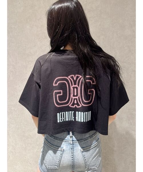 GYDA（ジェイダ）の「Symmetry GYDA NEON ショートTシャツ（Tシャツ/カットソー・レディース・ブラック/オフホワイト・FREE）」の18枚目の写真