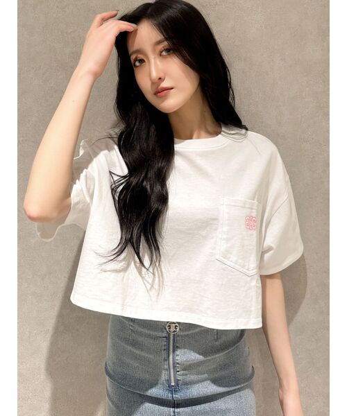 GYDA（ジェイダ）の「Symmetry GYDA NEON ショートTシャツ（Tシャツ/カットソー・レディース・ブラック/オフホワイト・FREE）」の22枚目の写真