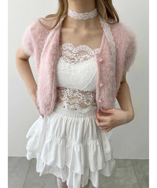 PHILLY（フィリー）の「《カップイン》レースキャミソール（キャミソール・レディース・ブラック/ホワイト・FREE）」の3枚目の写真