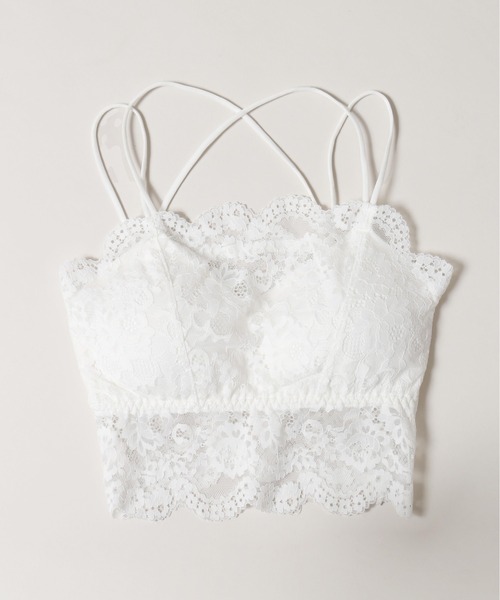 PHILLY（フィリー）の「《カップイン》レースキャミソール（キャミソール・レディース・ブラック/ホワイト・FREE）」の8枚目の写真