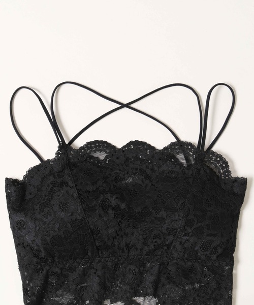 PHILLY（フィリー）の「《カップイン》レースキャミソール（キャミソール・レディース・ブラック/ホワイト・FREE）」の10枚目の写真