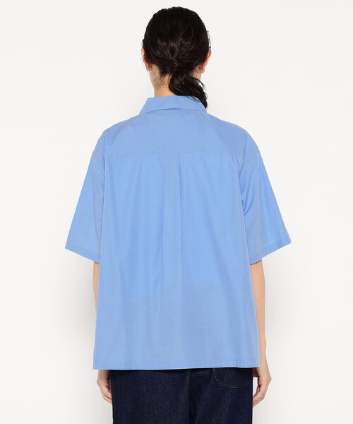 WOMEN'S COTTON POPLIN HALF SLEEVE SHIRT（シャツ/ブラウス