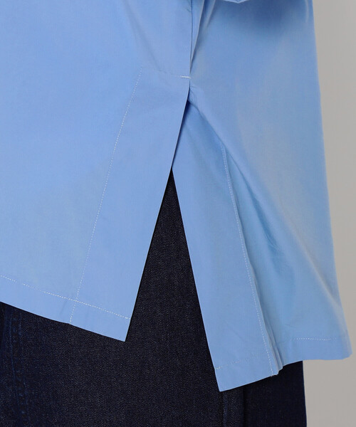 WOMEN'S COTTON POPLIN HALF SLEEVE SHIRT（シャツ/ブラウス
