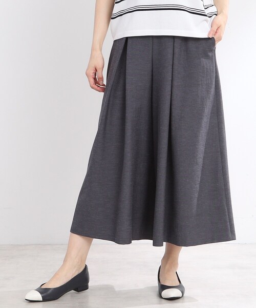 Reflect(リフレクト)の「【洗える】タックスカート風ワイドパンツ(その他パンツ・レディース・オレンジ/ライトベージュ/ネイビー・05/15 /11/13/17/09/07)」の21枚目の写真