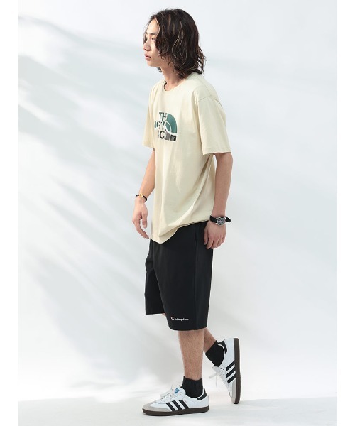 Champion（チャンピオン）の「Champion ワンポイントロゴ 綿100％ ショートパンツ ハーフパンツ 短パン（スウェットパンツ・メンズ・ブラック/グレー/ネイビー/ホワイト/ダークグレー・M/L/LL）」の8枚目の写真