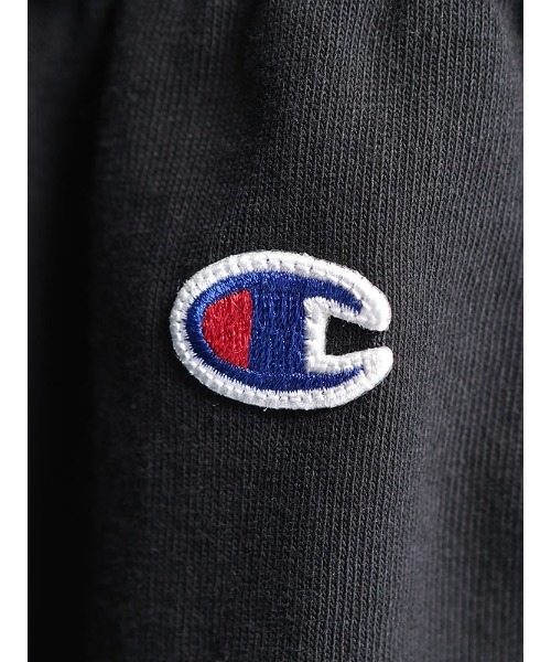 Champion（チャンピオン）の「Champion ワンポイントロゴ 綿100％ ショートパンツ ハーフパンツ 短パン（スウェットパンツ・メンズ・ブラック/グレー/ネイビー/ホワイト/ダークグレー・M/L/LL）」の12枚目の写真