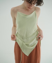 CLANE | DRAPE SATIN CAMISOLE TOPS(キャミソール)