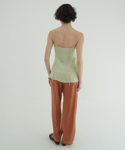 DRAPE SATIN CAMISOLE TOPS（キャミソール）｜CLANE（クラネ）の