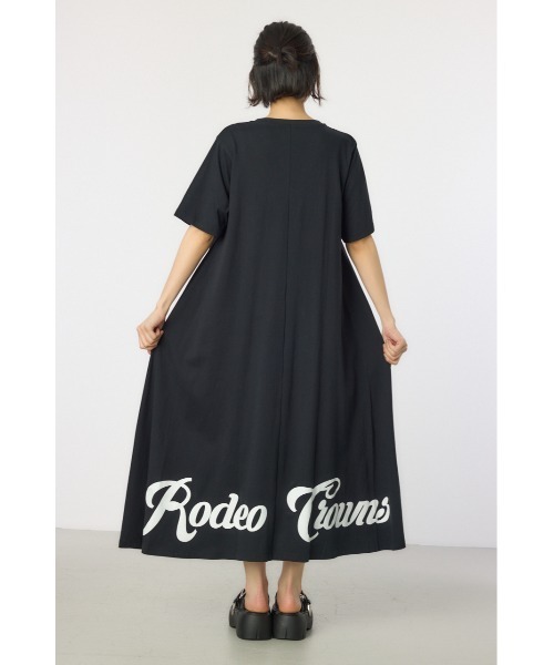 セール】Vネックスクリプトロゴマキシワンピース（ワンピース