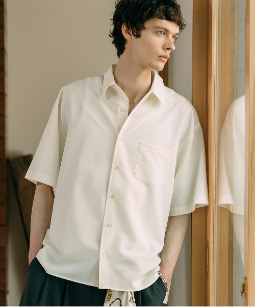 【LURAKU】Half Sleeve 半袖クラシックシャツ 完全完売品 LURAKU】Half Sleeve Classic Collar Shirt / 半袖クラシック
