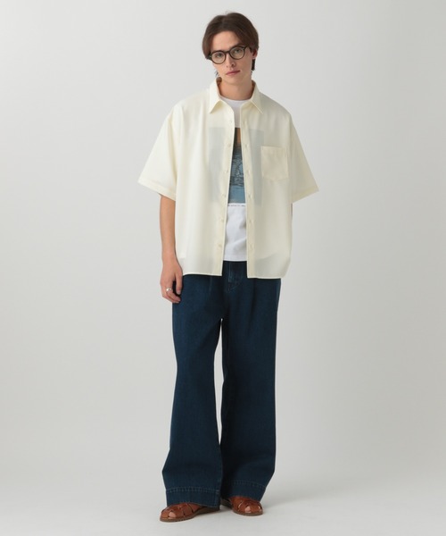 LURAKU】Half Sleeve Classic Collar Shirt / 半袖クラシック