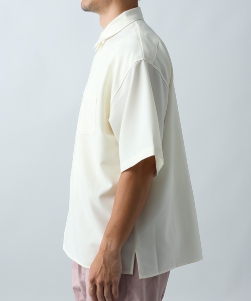 シャツ/ブラウス(半袖/袖なし) Ramie Half Sleeve Shirt セール】【LURAKU】Half Sleeve Classic Collar Shirt / 半袖
