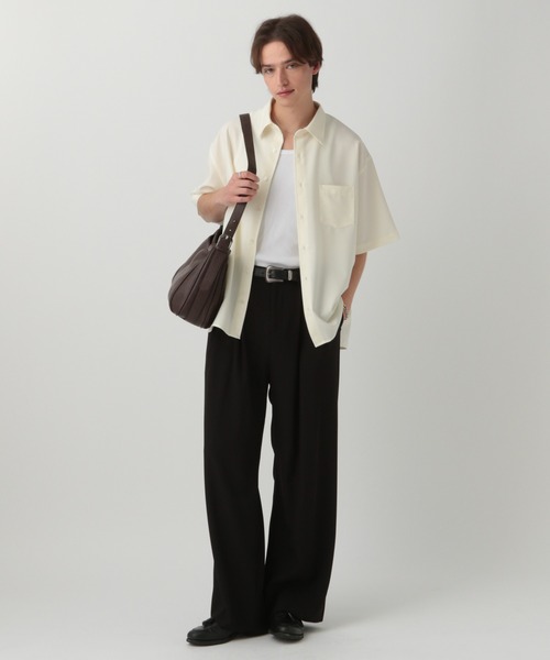 【LURAKU】Half Sleeve 半袖クラシックシャツ 完全完売品 LURAKU】Half Sleeve Classic Collar Shirt / 半袖クラシック