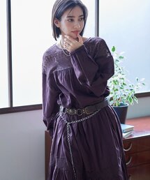 Remind me and forever | 【nane】【India series】レース切替ロングワンピース(ワンピース)