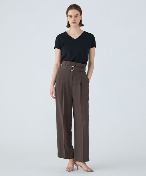 BALLSEY(ボールジィ)の「パーフェクトポンチ Vネックプルオーバー(Tシャツ/カットソー・レディース・ホワイト/ブラック・S)」の3枚目の写真