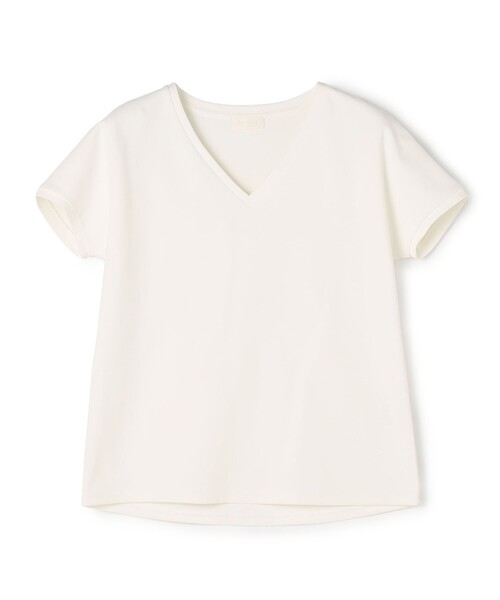 BALLSEY(ボールジィ)の「パーフェクトポンチ Vネックプルオーバー(Tシャツ/カットソー・レディース・ホワイト/ブラック・S)」の12枚目の写真