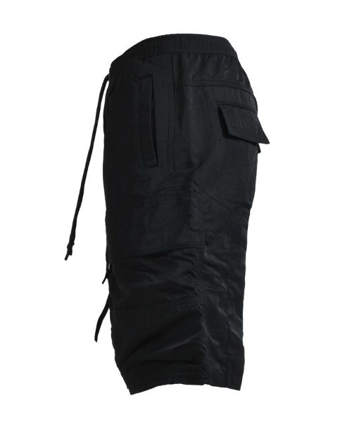 BREATH(ブレス)の「【BREATH】NEWRICH BIG CARGO SHORTS / ナイロンブラック [BR2(その他パンツ・メンズ・ブラック・M/L)」の4枚目の写真