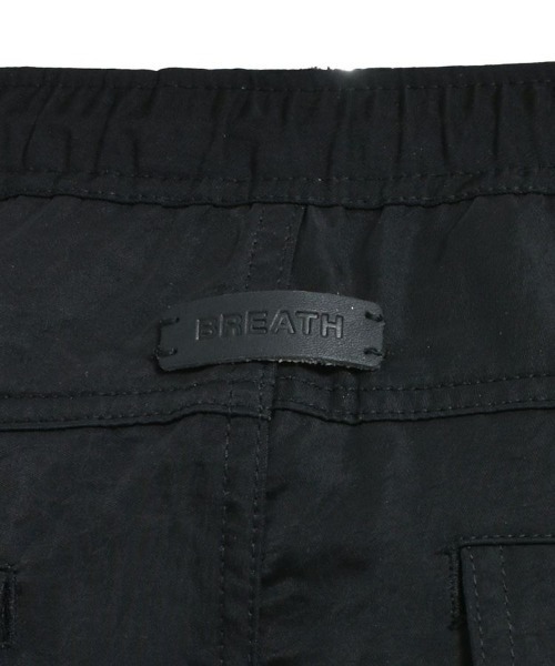 BREATH(ブレス)の「【BREATH】NEWRICH BIG CARGO SHORTS / ナイロンブラック [BR2(その他パンツ・メンズ・ブラック・M/L)」の7枚目の写真