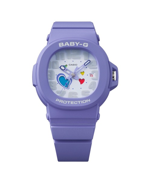 BABY-G（ベイビージー）の「PLAYFUL HEARTS SERIES / BGA-10-6AJF（アナログ腕時計・レディース・パープル・FREE）」の5枚目の写真